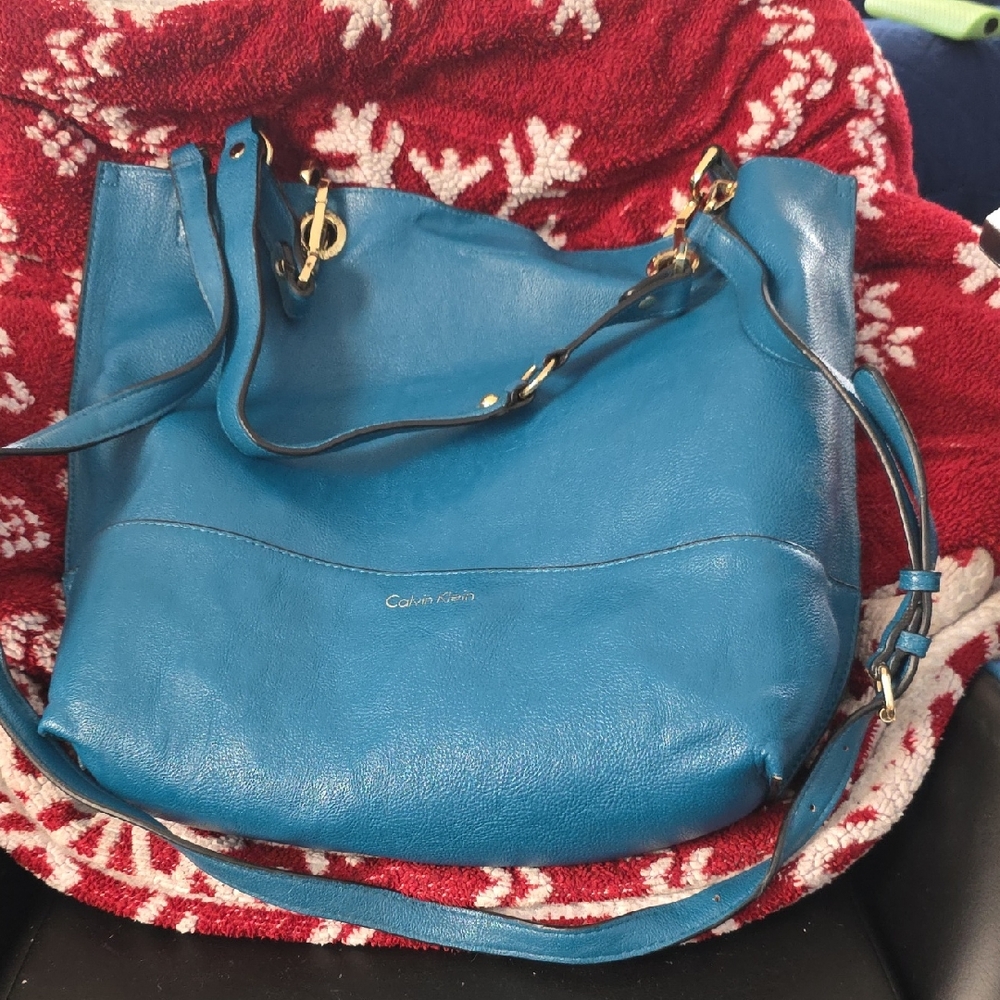 Calvin Klein Teal Shoulder Bag